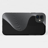 Elegante, moderne, futuristische golfabstractie Case-Mate iPhone case (Achterkant (horizontaal))