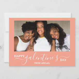 Elegante moderne galentine's dag beste vrienden fo feestdagenkaart