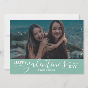 Elegante moderne galentine's dag beste vrienden fo feestdagenkaart