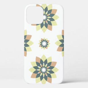 Elegante moderne geometrische ster bursts iPhone 12 hoesje