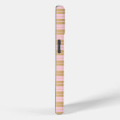 Elegante moderne gepersonaliseerde roze en gouden  Case-Mate iPhone case (Achterkant / Rechts)