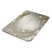 Elegante moderne gouden decoratieve badmat (Gekanteld)