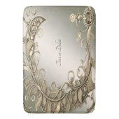 Elegante moderne gouden decoratieve badmat (Voorkant Verticaal)