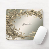 Elegante moderne gouden decoratieve muismat (Met muis)