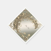 Elegante moderne gouden decoratieve servetten (Hoek)