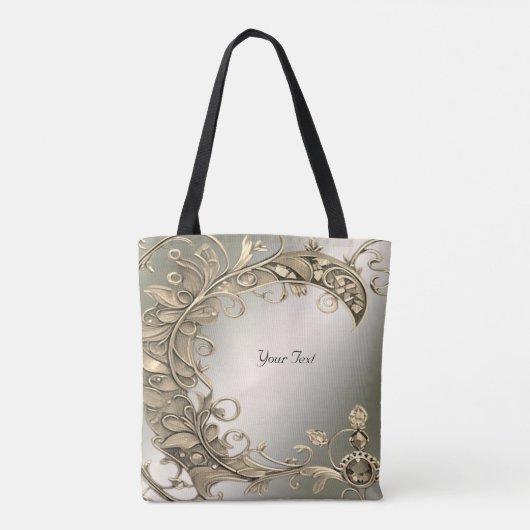 Elegante moderne gouden decoratieve tas (Achterkant)