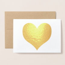 Elegante moderne gouden hart Valentijnsdag
