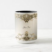 Elegante Moderne Gouden Siermok Mok (Midden)