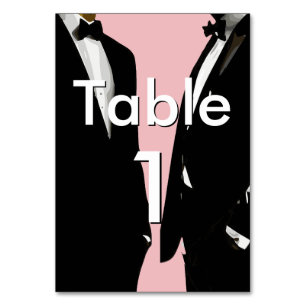 Elegante moderne homoseksuele mannen trouwdag rege kaart