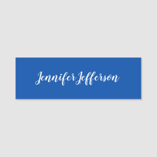 Elegante Moderne Kalligrafie Naam Professioneel Bl Naamplaatje