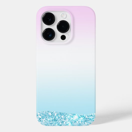 Elegante Moderne kleurrijke gradiënt glitter Regen Case-Mate iPhone Case (Achterkant)
