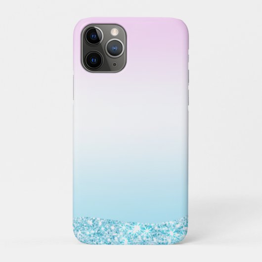 Elegante Moderne kleurrijke gradiënt glitter Regen Case-Mate iPhone Case (Achterkant)