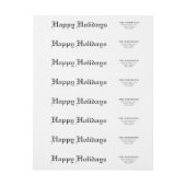 Elegante moderne krant Vrolijk Kerstfeest (Vel)