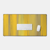 Elegante moderne kunst geel taupe grijs luxe klass bureaumat (Keyboard & Muis)