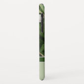 Elegante moderne Lelie van de Vallei Monogram Naam Case-Mate iPhone Case (Achterkant/links)