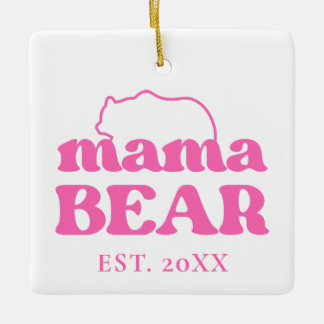 Elegante Moderne Minimalistische Mama Beer Stijlvo Keramisch Ornament