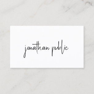 Elegante moderne minimalistische Sjabloon Semi Glo Visitekaartje