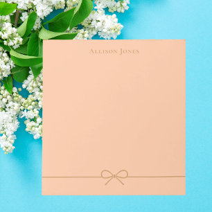 Elegante Moderne Minimalistische Trendy Meisjesach Notitieblok