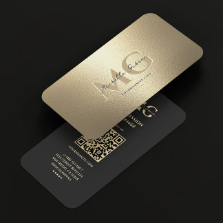Elegante Moderne Monogram Professioneel Nepgoud Visitekaartje