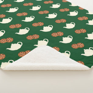 Elegante moderne Schattigee taarten koekjes hete g Sherpa Deken