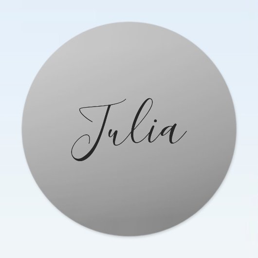 Elegante moderne script bewerkbare zwarte tekst sc labels