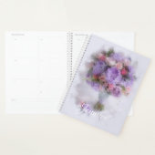 Elegante moderne Sjabloon bloemenolieverfschilderi Planner (Display)