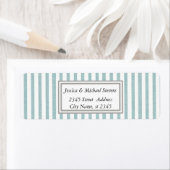 Elegante moderne smalle strepen etiket (Insitu)