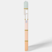 Elegante moderne strepen patroon gepersonaliseerde Case-Mate iPhone case (Achterkant / Links)