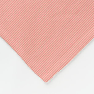 Elegante Moderne Trendy Perzik Tinten Strepen Klei Fleece Deken