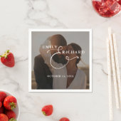 Elegante moderne trouwfoto servet (Insitu)