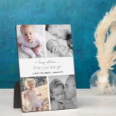 Elegante moderne typografie fotocollage fotoplaat