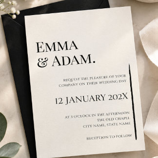 Elegante moderne typografie kaart