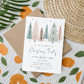 Elegante Moderne Uitnodiging van het Kerstmisparti