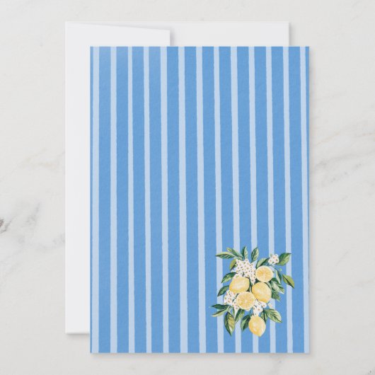 Elegante moderne waterverf main squeeze bruidsscho kaart (Achterkant)