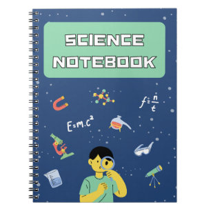 Elegante moderne wetenschap notitieboek