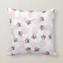 elegante moderne witte marmeren roze gouden ananas