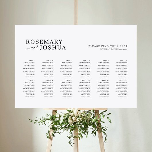 Elegante moderne zitgrafiek Vind uw stoel Poster