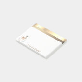 Elegante Modieuze Stijlvolle Herten Post-it® Notes (Schuin)