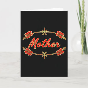 Elegante Moeder Bloemkaart Kaart