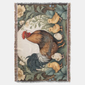 Elegante Moeder Kip Met Kuikens Deken (Voorkant Verticaal)