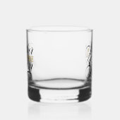 Elegante Moeder van de bruidegom voeg naam Bruilof Whisky Glas (Links)