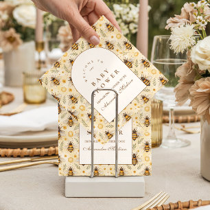 Elegante Moeder wordt Bij Baby Borrel Servet