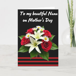 Elegante Moederdag Nana Kaart
