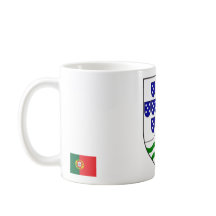 Elegante mok met India Portuguesa-wapen
