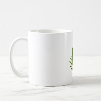 Elegante mok met matcha-drank