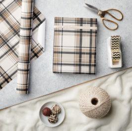 Elegante monochrome ruit Holiday Cadeaupapier