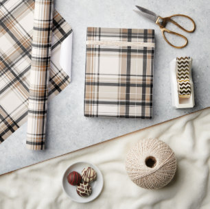 Elegante monochrome ruit Holiday Cadeaupapier