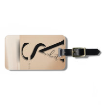 Elegante Monogram Bagage Label