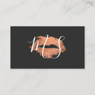 Elegante Monogram / Glamour Kus Visitekaartje