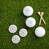 Elegante Monogram Golfballen